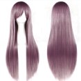 thumbnail image 1 of Peluca Dusty Rose Palo de Rosa Cabello Liso Largo Sintetica con Fleco rosa Unitalla Lymalimoon SW Lisa Rosa 612, 1 of 4