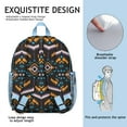 thumbnail image 5 of Earthy Aesthetic Student Backpack – Boho Style Abstract Floral Lightweight Student School Bag for Students, 5 of 6