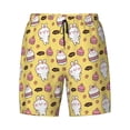 thumbnail image 4 of Lsque Mens Swim Trunks Rabbit Hunger Pattern - Bathing Suit Compression Liner - Beach Swim Shorts Swimwear - (S-3XL) - Stretch Quick Dry -Large, 4 of 9