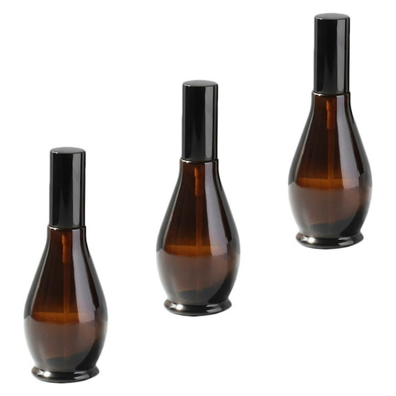 3pcs Light proof Spray Bottle Empty Fine Mist Glass Perfume Sprayer