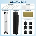 thumbnail image 6 of 10' x 10' /10'x20' Pop Up Canopy Tent, Height Adjustable, Freestanding Sun Shelter with Portable Roller Bag & Sand Weight Bag for Picnic and Camping, 6 of 7