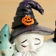 thumbnail image 4 of PatungKu Witch Ghostly Lying On Moon Miniature Sculpture Handmade Resins Home Accent Gift, 4 of 9