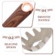 thumbnail image 5 of Silicone Skimmer Spoon Spoon Socopina de cocinera Chef Chef Pasta Spaghetti Fork, 5 of 5