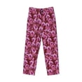thumbnail image 6 of Uemuo Orchids Flowers Pattern Men's Wide Leg Palazzo Lounge Pants with Pockets Light Weight Loose Comfy Casual Pajama Pants-XX-Large, 6 of 9