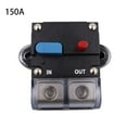 thumbnail image 4 of serony Plastic Automotive Circuit Breaker Overload Protection High Conductivity Replacement Manual Sound Box Security Fuse Accessories Blue Button 150A, 4 of 5