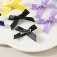 thumbnail image 6 of RUISINERY 10pieces Kids Small Bowknot Hair Clip Solid Color Ribbons Styles Hair Barrettes for Parties and Gifts, 6 of 7