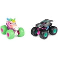 thumbnail image 6 of Monster Jam, 2-Pack Neon 1:64 Nitro Monster Trucks, Sparkle Smash Vs. Max-D, 6 of 10