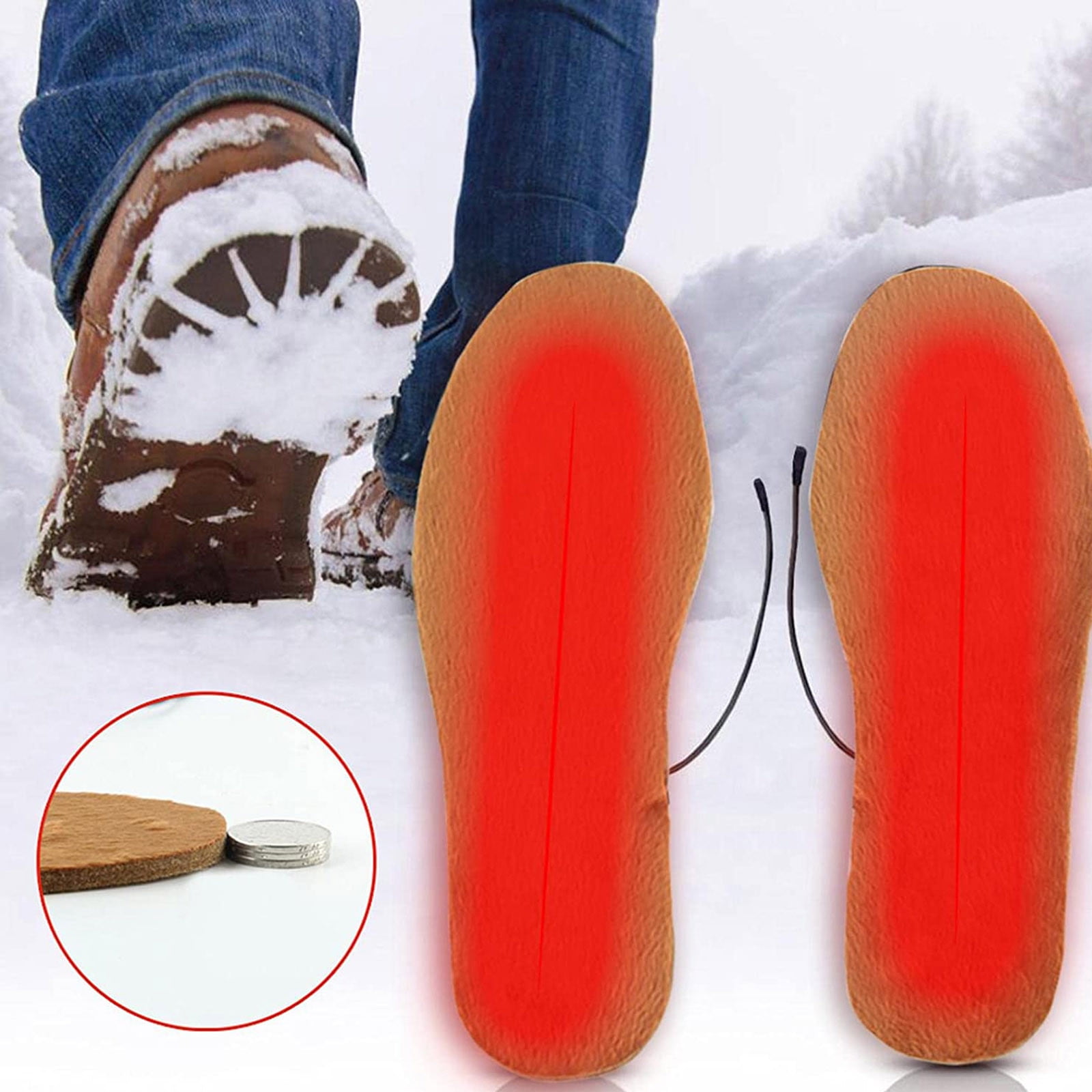 Heated insoles best sale walmart