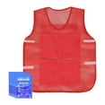 thumbnail image 3 of Colaxi Cooling Vest Portable with 8 Ice Packs for Hot Weather Work Gardening Men Women Red, 3 of 10