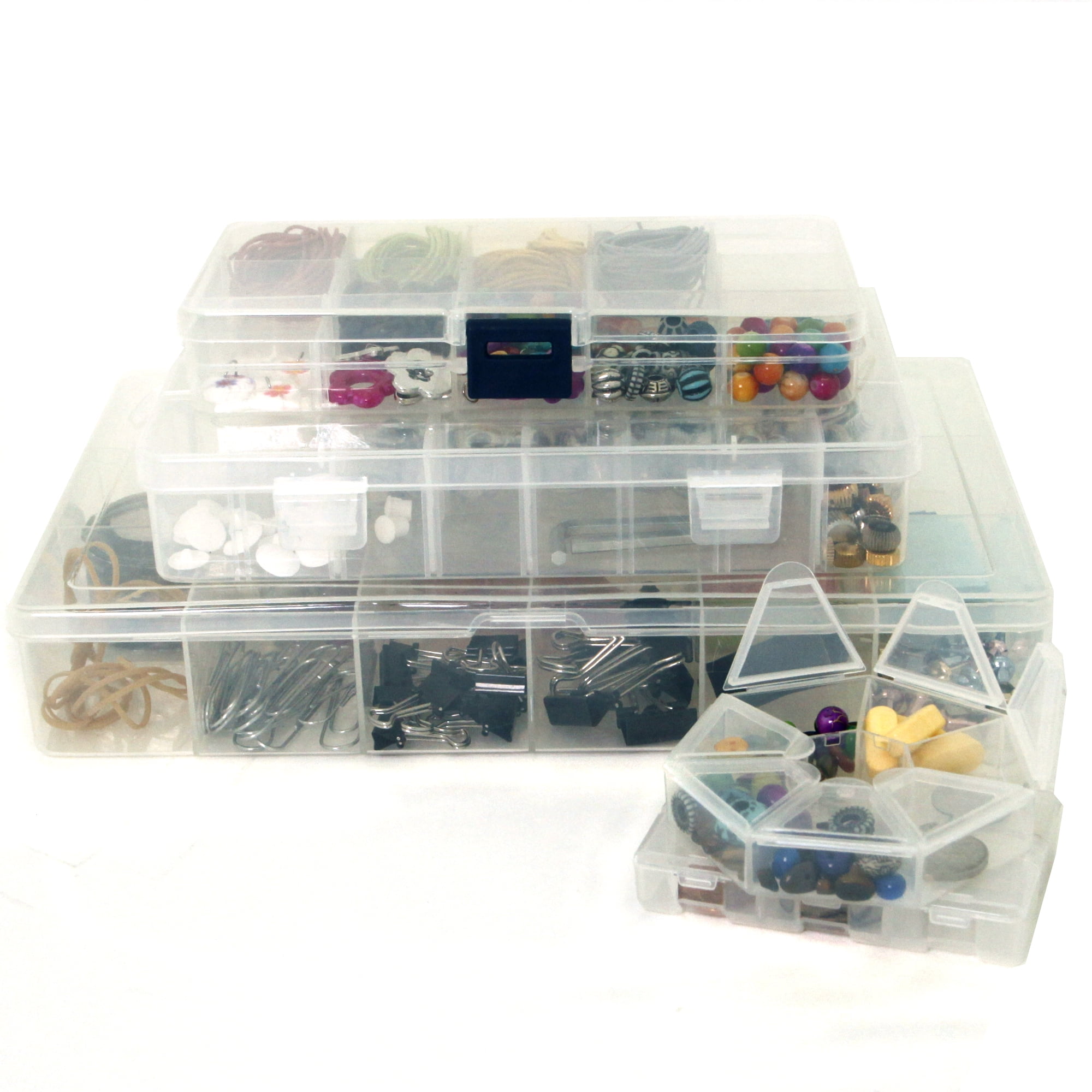 Craft Storage Organizer Bundle 5 Pcs Bead School Supply Sewing Art Containers