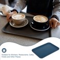 thumbnail image 3 of Nestingho 2Pcs Dark Blue Plastic Fast Food Trays with Nonslip Surface for Versatile Use, 3 of 7