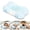 Blue, variant on Mulinature 1 Pcs Memory Foam Pillow, Cloud-Shaped Ice-Silk Pillow, Multi-Functional Anti-Wrinkle Pillow Suitable For Side And Stomach Sleeping, With An Ice Silk Cooling Pillowcase,Light blue