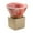 Red, variant on CSChome Crude Pottery Funnel Coffee Cup 100ML Crude Pottery Funnel Coffee Cup with Base Handmade Japanese Style Latte Cappuccino Tea Espresso Tapered Mug (Heat resistant)