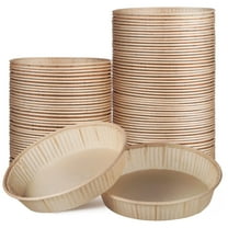 UPKOCH 100pcs 4 Inch Disposable Mini Tart Pans for Baking Pie Tin Quiche Baking Dish Oven Safe Microwave Safe