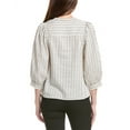 thumbnail image 2 of ba&sh womens  Lioba Linen-Blend Blouse, 1, Beige, 2 of 3