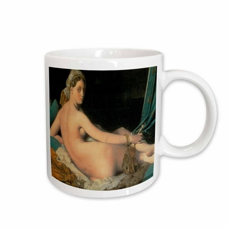 

3dRose Lady Odalisque by Jean-August-Dominique Ingres Ceramic Mug 11-ounce
