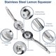 thumbnail image 3 of 2024, exprimidor de limón Manual, exprimidor de Lima antioxidante de metal, exprimidor de cítricos de mano y exprimidor de frutas, 3 of 4