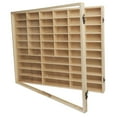 thumbnail image 3 of Xuanheng Wooden Toy Car Display Case Showcase Multifunctional Multi Grid Wall Mounted With Dustproof Door, 3 of 8