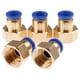 thumbnail image 1 of 5pcs accesorios neumáticos pulsadores rápidos en conector 1/8 '' 1/4 '' 3/8 '' 1/2 '' M5 Hilo hembra-4 6 8 10 12 mm Conexión recta, 1 of 7