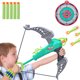 thumbnail image 1 of Muyoka Arco y flecha para niños Juego de tiro con arco para niños con 5 balas blandas Objetivo Juguetes para interiores y exteriores para niños de 3 a 8 años Regalos de cumpleaños y Navidad para niños Muyoka Hogar, 1 of 7