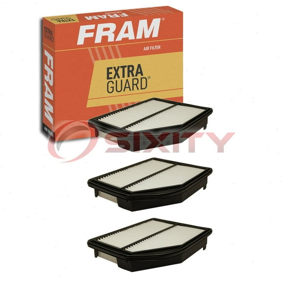 3 pc FRAM CA11258 Extra Guard Air Filters for 28113-4V100 A573C AF398 AF6118 P2150506 PMA-49840 Intake Inlet Manifold Fuel Delivery Filters Fits select: 2012-2014 HONDA CR-V