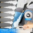 thumbnail image 3 of Olurrisa Handheld High Temperature Pressure Steam Cleaner - 2500W, 3 Bar Pressurized Steam, 6 Steam Settings, 1400ML Tank (1H Use), Leakage Protection + Brushes/Glass Scraper for Home & Car Cleaning, 3 of 9