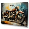 thumbnail image 2 of Designart "Rustic Motorcycle Journey" Motorcycle Wall Art Prints, 2 of 7