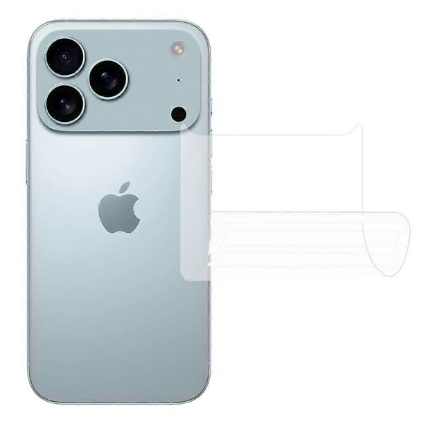 For iPhone 17 Pro Anti-Scratch Phone Back Hydrogel TPU Film Full Cover Back Protector