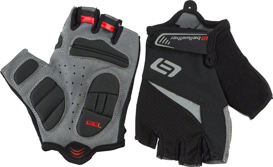 Black Bellwether Gel Supreme Mens Cycling Gloves Sizes S M L XL 2XL 