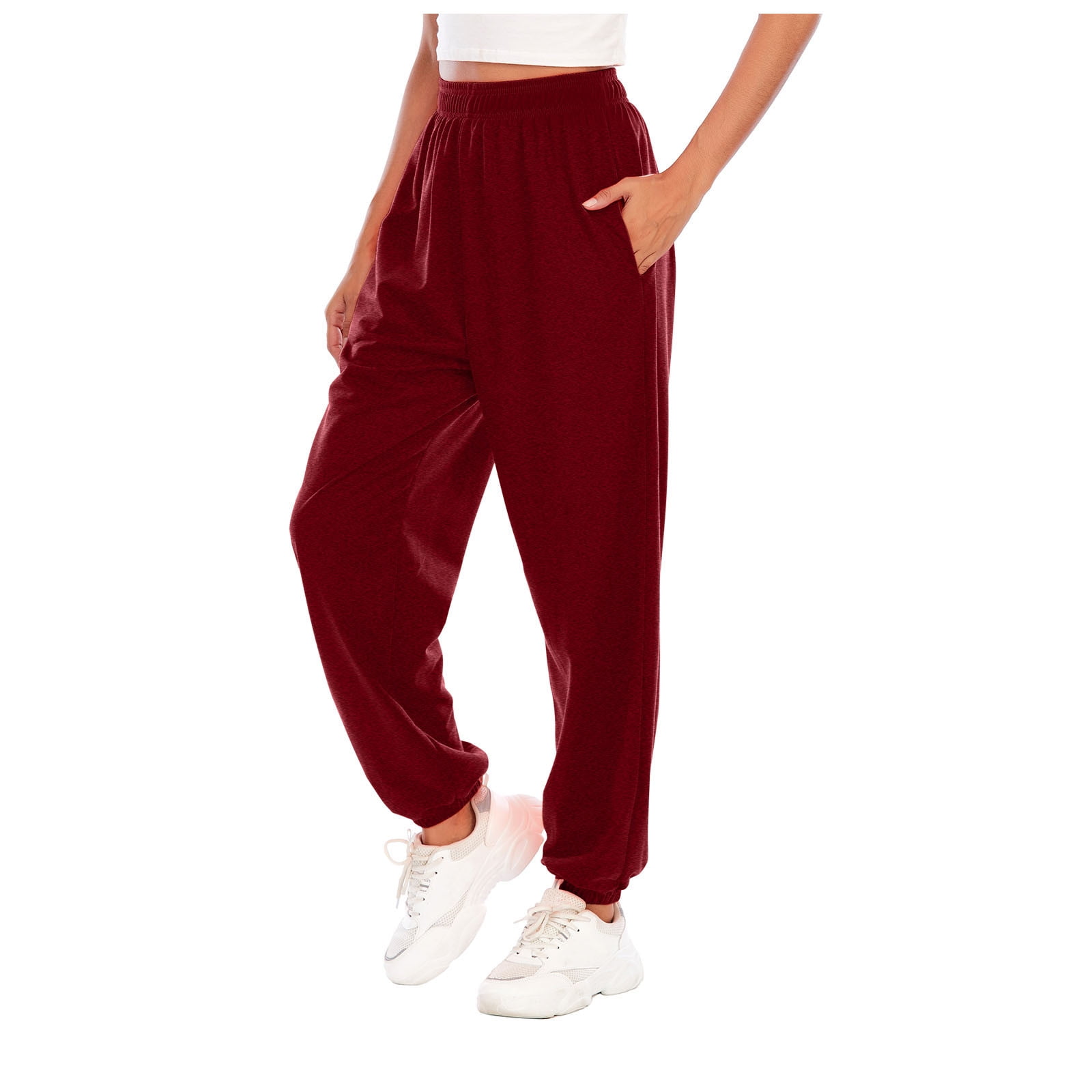 Giftesty Pants for Women Clearance Women Sports Pants Trousers Jogging ...