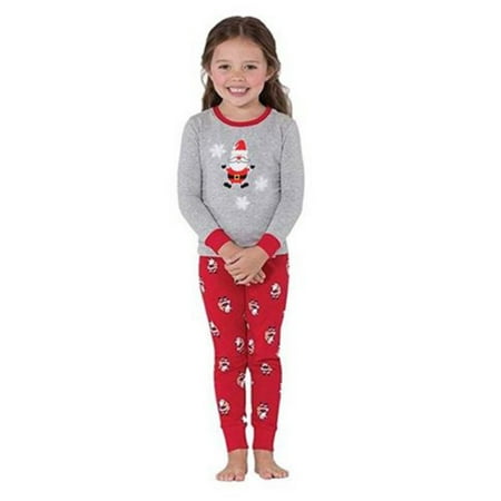 

Liliz Xmas Family 2PCS Jammies Holiday Matching Pajama Long Sleeve Top Long Pants