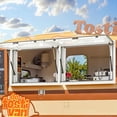 thumbnail image 5 of MELLCOM Concession Window 36"x24",Food Truck Service Window with 2 Horizontal Sliding Screen Windows & Awning Door,Aluminum Alloy Serving Window for Food Trucks, 5 of 8