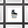 thumbnail image 2 of Gallery Pops NHL Buffalo Sabres - Drip Skate Wall Art, White Framed Version, 12" x 12", 2 of 5
