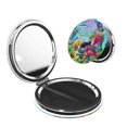 thumbnail image 1 of Qekee Trolls Band Together Print Compact Makeup Mirror Folding Mini Pocket Mirror Portable Hand Mirror Double-Sided 2 x 1x Magnification for Woman Girls-Round Shape, 1 of 9