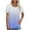 NEW3/Blue, variant on Otvok Womens Spring Summer T-Shirt Color Blocked Round Neck Sleeve Short Sleeve Tops