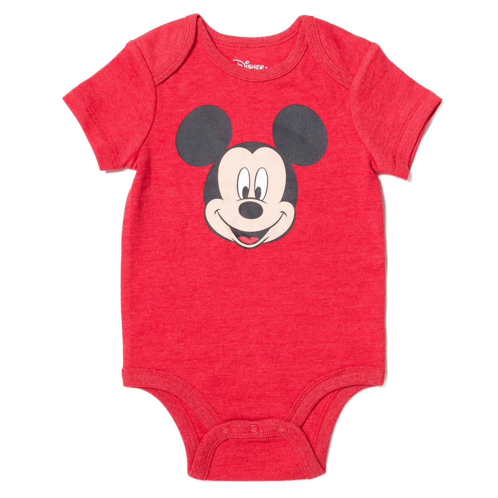 Disney Mickey Mouse Infant Baby Boys or Girls Bodysuit Pants and Hat 3 Piece Outfit Set Newborn to Infant