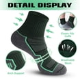 thumbnail image 6 of FREEYOKA 6 Pairs Mens Ankle Running Socks Moisture Wicking Sport Socks Breathable Gym Workout Hiking Walking Sock，MULCOLOR, 6 of 6