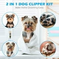 thumbnail image 6 of Oneisall Dog Clippers and Dog Paw Trimmer Kit 2 in 1 Low Noise Cordless Dog Clippers for Grooming Pet Hair Trimmers for Small and Large Dogs Cats Animals, 6 of 8