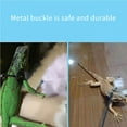 thumbnail image 3 of 3 Pcs Laisse de Ramper pour Animaux de Compagnie Caméléon Réglable Harnais en Cuir Confortable pour Amphibiens, 3 of 7
