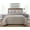 Tan/Grey, variant on Payson Branches King 3-piece Quilt Set Tan/Blue
