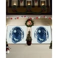 thumbnail image 3 of Christmas Garage Door Banner Cover 6 x 13 ft, Christmas Blue Gradient Wolf Paper Cuttings Christmas Garage Door Decorations Holiday Christmas Backdrop Decor for Winter New Year Xmas Party, 3 of 6