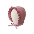 thumbnail image 5 of QSAWXQZ Toddler Bonnet Hat Ruffle Brim Breathable Cotton Gauze Sun Hat for Summer Free Size, 5 of 6