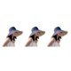 thumbnail image 1 of Sombrero de pescador Qarigey para mujer ajustable con cuerda ala ancha estilo informal color Azul, 1 of 6