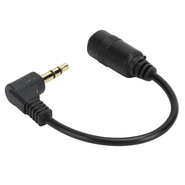 Câble d'Extension Audio, Cordon d'Extension Audio Robuste Portable Facile à Utiliser pour la Maison pour l'Extérieur pour Casque Noir