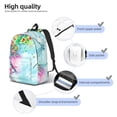 thumbnail image 5 of Balery Dragonfly Floral Vintage Canvas Backpack for Men and Women - Large Capacity, Durable Travel Laptop Bag for School, Work, Hiking, and Outdoor Activities, 5 of 7