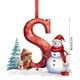thumbnail image 2 of Decoraciones de Halloween, 26 letras, decoración para árbol de Navidad, colgante, adornos para árbol de Navidad, adornos navideños personalizados, decoración navideña, decoración colgante para árbol d, 2 of 2