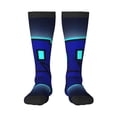 thumbnail image 2 of Lsque Geometry Dash Printed Crew Socks Men's Women's LightWeight Thin Casual Calf Socks ,Knee High Socks,Cotton Socks, 2 of 9