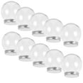 thumbnail image 2 of GAXIRE 10 piezas de globo de nieve de bricolaje, frasco, globo de agua, accesorio para hacer globos de nieve de plástico, globo de nieve transparente, accesorio para bricolaje, 2 of 5