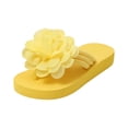 thumbnail image 3 of ibiyuan Leather Flip Flops for Women Black Thong Sandals Non- Woven Sole Shower Slippers Soft Womens on Shoes, 3 of 9