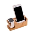 thumbnail image 3 of Trexonic 2 in 1 Bamboo Charging Station with Smart Watch and Phone Stand, 3 of 3